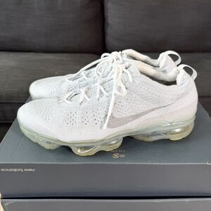 Nike Air VaporMax 2023 Flyknit Grey Pure Platinum DV1678-002 Men's Size 10.5